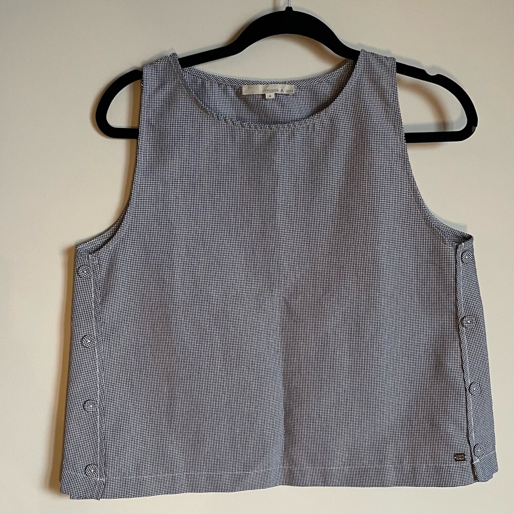 Women's Blue Sleeveless Top